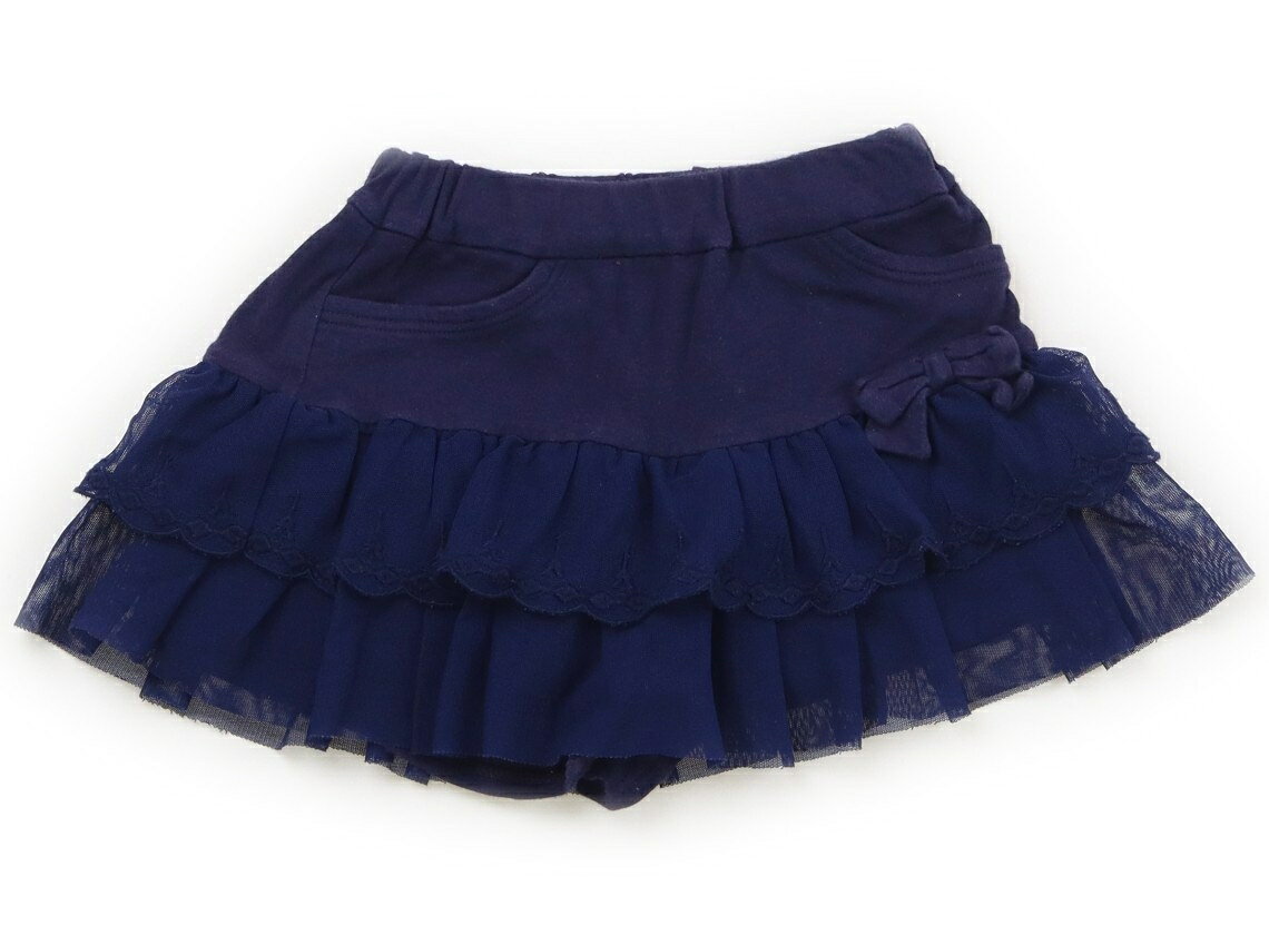 べべ BeBe キュロット 90 女の子 紺 子供服 ベビー服 キッズ アウトレット ユーズ...