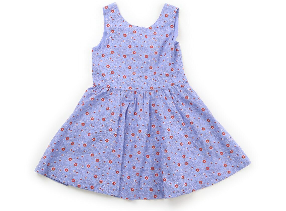 ティー Tea/Tea Collction ワンピース 100 女の子 ブルー・総柄 子供服 ベビー服 キッズ アウトレット ユーズド キッズ・ベビー・マタニティ