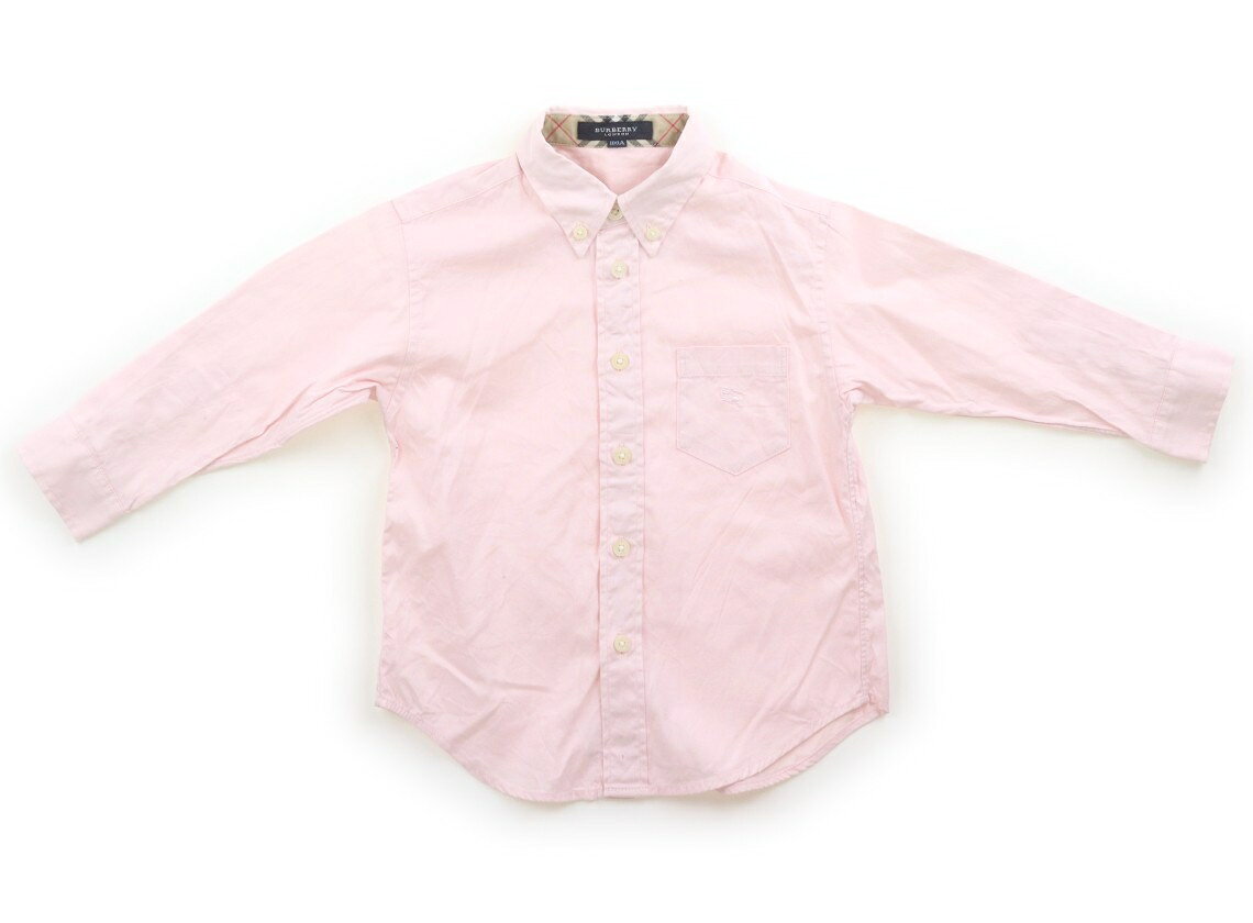 バーバリー BURBERRY シャツ・ブラウス 100 男の子 ピンク 子供服 ベビー服 キッズ アウトレット ユーズド 【中古】キッズ・ベビー・マタニティ