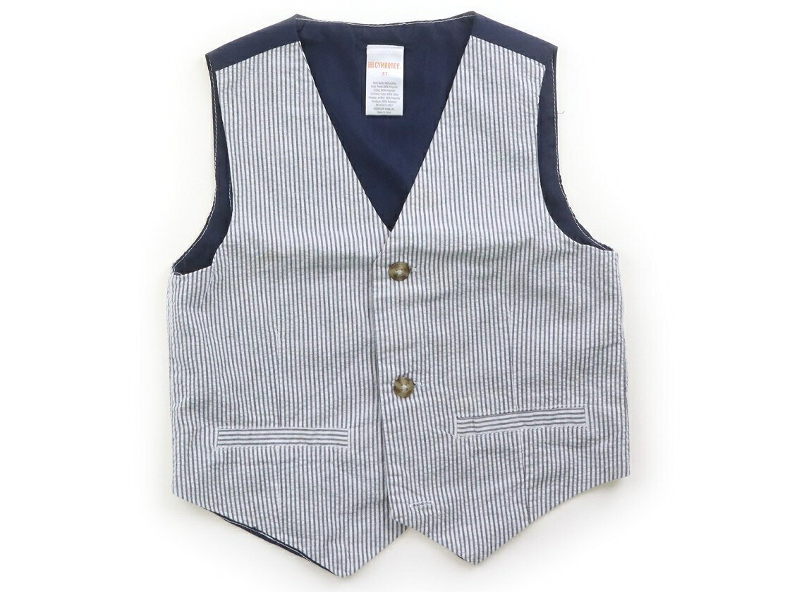 　ブランド 　Gymboree(ジンボリー) 　カテゴリー 　ベスト 　サイズ 　90サイズ 　色 　黒、白、紺 　状態 　★★★★ 　記名 　なし 　ジャンル 　Boy 実際のサイズ表記は3Tです。目立った汚れのない良品です。 ＊【状態】【サイズ】に関しての詳しい説明はこちら