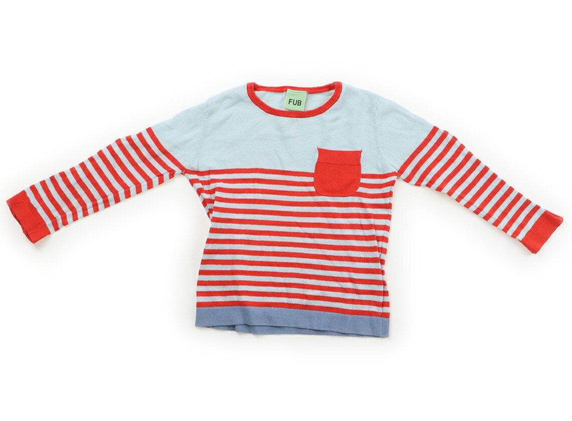 ファブ FUB ニット・セーター 90 女の子 オレンジ・ミントグリーン 子供服 ベビー服 キッズ アウトレット ユーズド 【中古】キッズ・ベビー・マタニティ