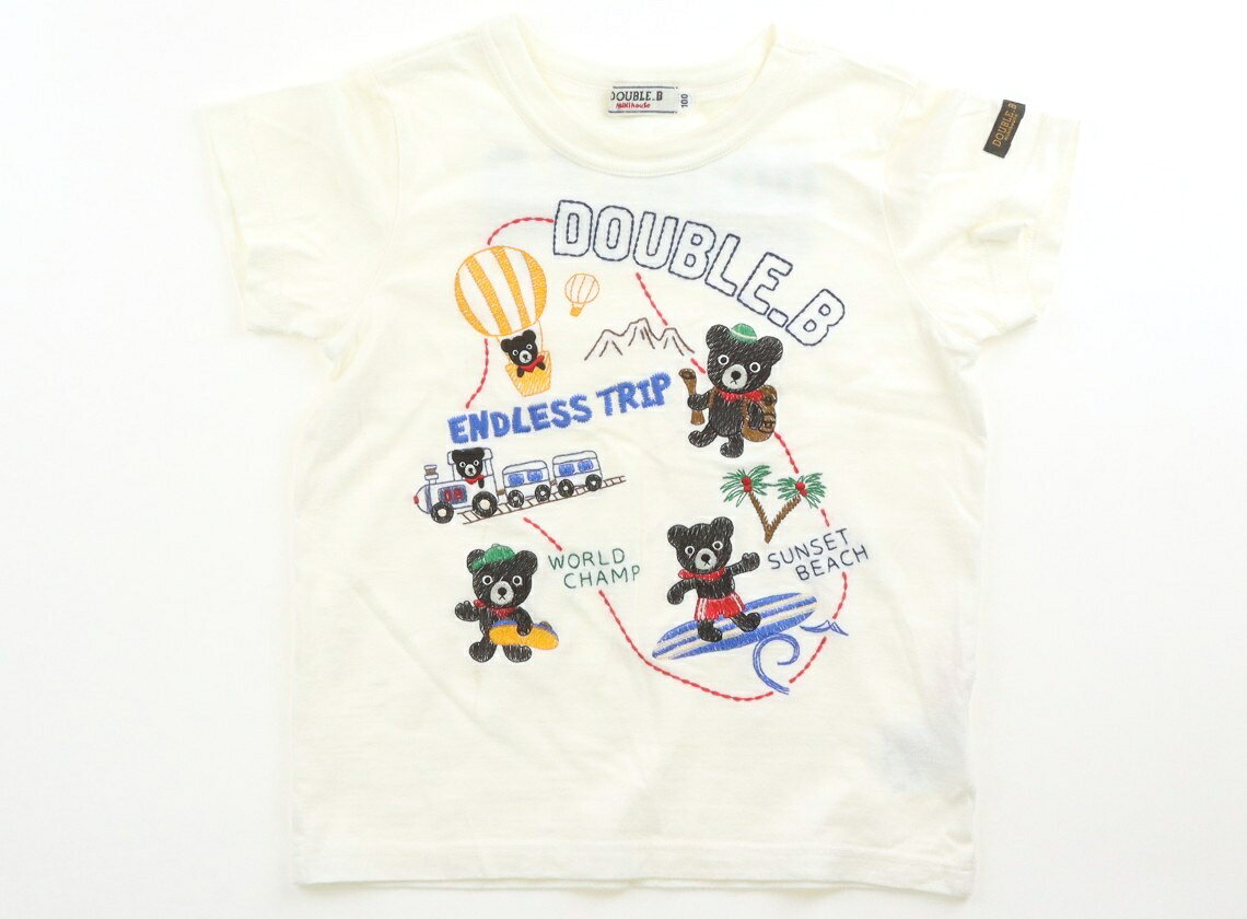 DOUBLE B クマ刺繍 Tシャツ 140 新品未使用　41800円 楽天市場】くま（ブランドダブルビー）（トップス｜キッズファッション