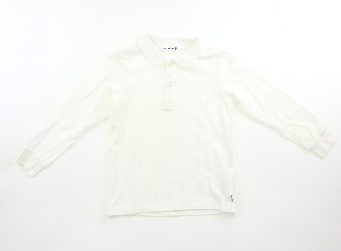 ミキハウス miki HOUSE ポロシャツ 120 男の子 ホワイト 子供服 ベビー服 キッズ アウトレット ユーズド 【中古】キッズ・ベビー・マタニティ