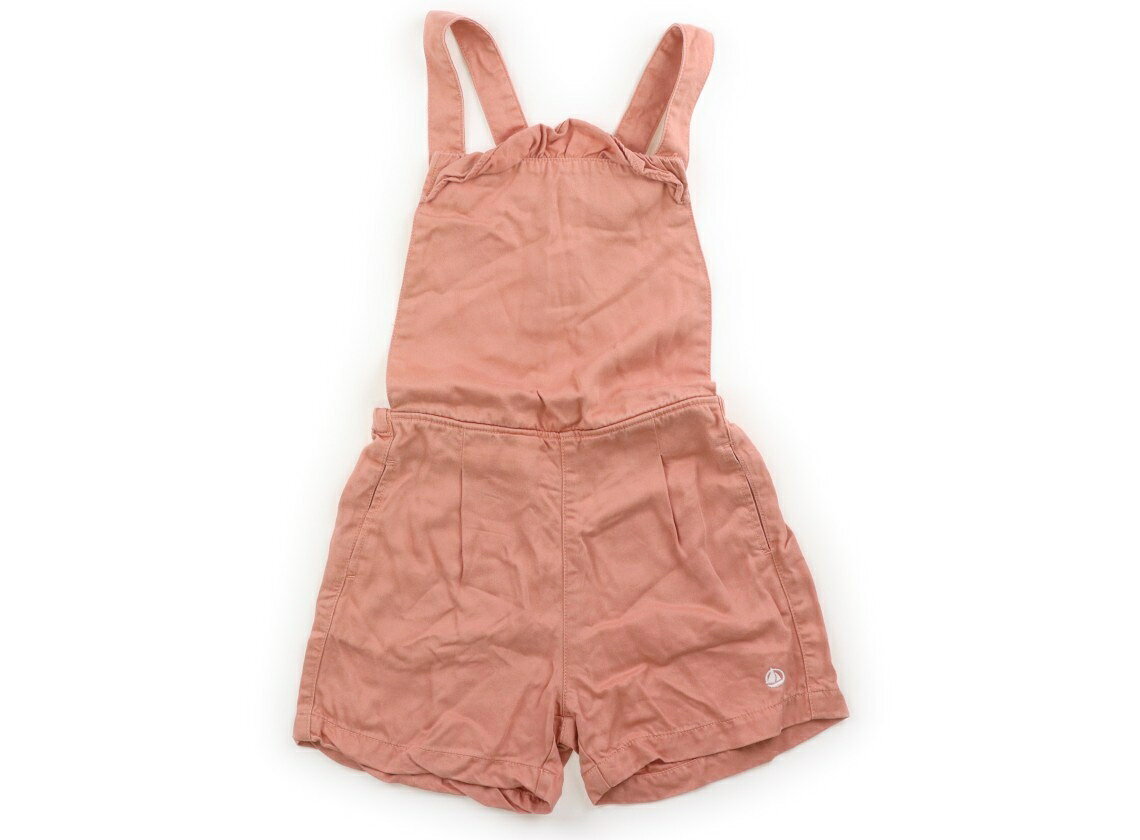 プチバトー PETIT BATEAU コンビネゾン 120 女の子 コーラルピンク系 子供服 ベビ...