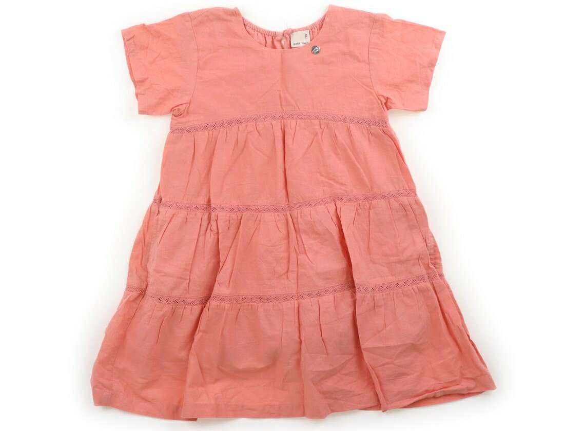 プティマイン petit main ワンピース 90 女の子 朱色 子供服 ベビー服 キッズ アウトレット ユーズド 【中古】キッズ・ベビー・マタニティ
