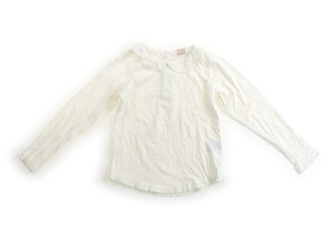 　ブランド 　petit main(プティマイン) 　カテゴリー 　Tシャツ・カットソー 　サイズ 　120サイズ 　色 　ホワイト 　状態 　★★（返品不可） 　記名 　あり（タグ） 　ジャンル 　Girl 後ろボタン開き。お腹と袖口付近に複数の茶色い点シミあり。洗いざらし感がありますが、普段使いにいかがでしょうか。 ＊【状態】【サイズ】に関しての詳しい説明はこちら