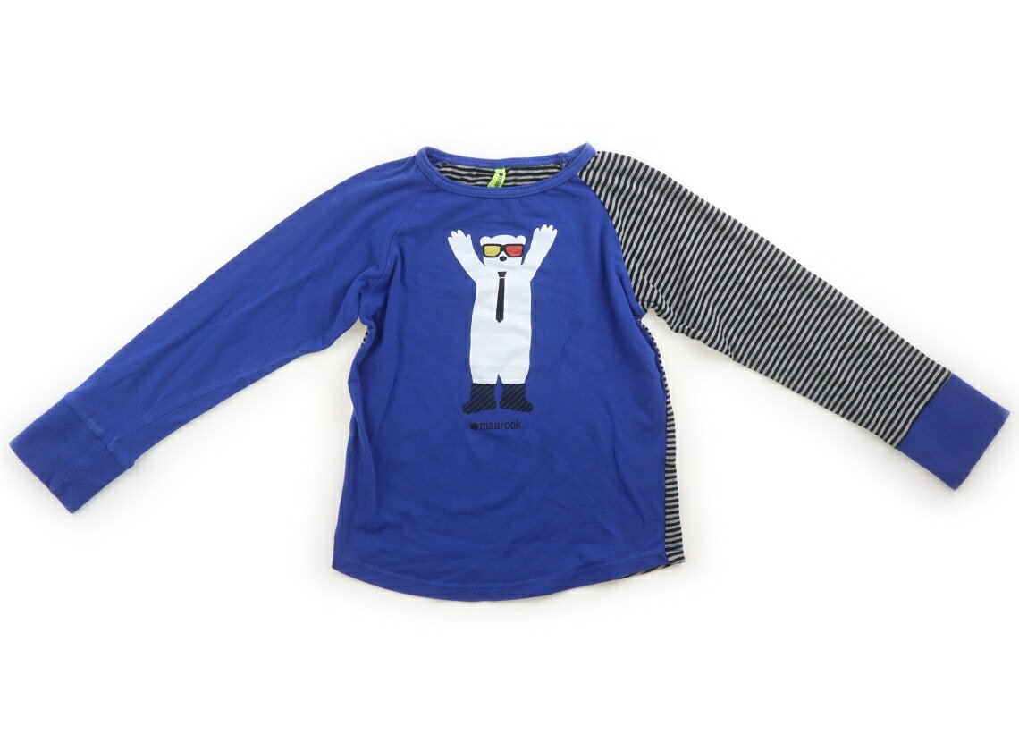 　ブランド 　maarook(マルーク) 　カテゴリー 　Tシャツ・カットソー 　サイズ 　130サイズ 　色 　青・ボーダー 　状態 　★★（返品不可） 　記名 　なし 　ジャンル 　Boy 衿ぐり、袖口、ヨレ感あり。毛羽立ちや色あせによる白っぽさがありますが、まだお使いいただけそうです。 ＊【状態】【サイズ】に関しての詳しい説明はこちら