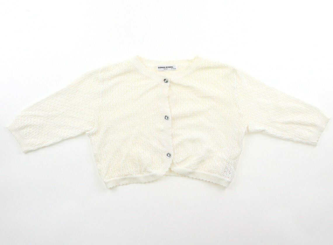 ソニアリキエル SONIA RYKIEL カーディガン 130 女の子 オフホワイト 子供服 ベビー服 キッズ アウトレット ユーズド 【中古】キッズ・ベビー・マタニティ