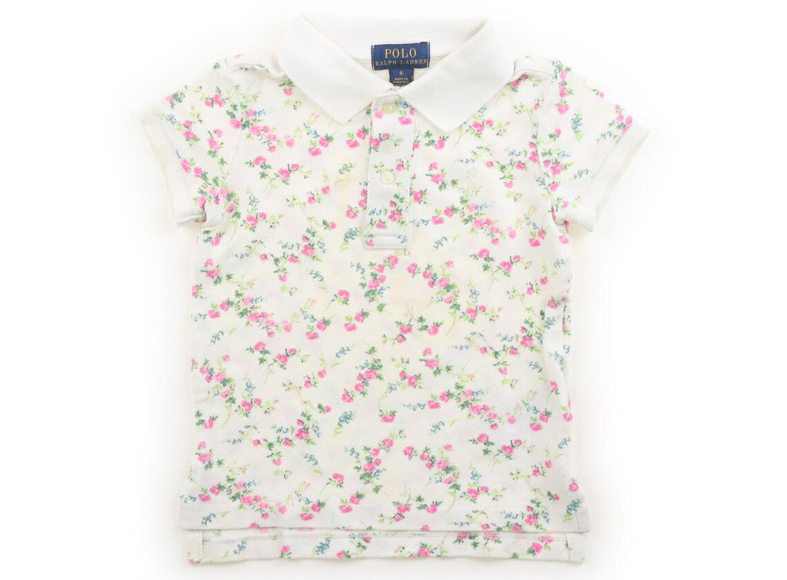 ポロラルフローレン POLO RALPH LAUREN ポロシャツ 110 女の子 白、ピンク、グリーン 子供服 ベビー服 キッズ アウトレット ユーズド 【中古】キッズ・ベビー・マタニティ