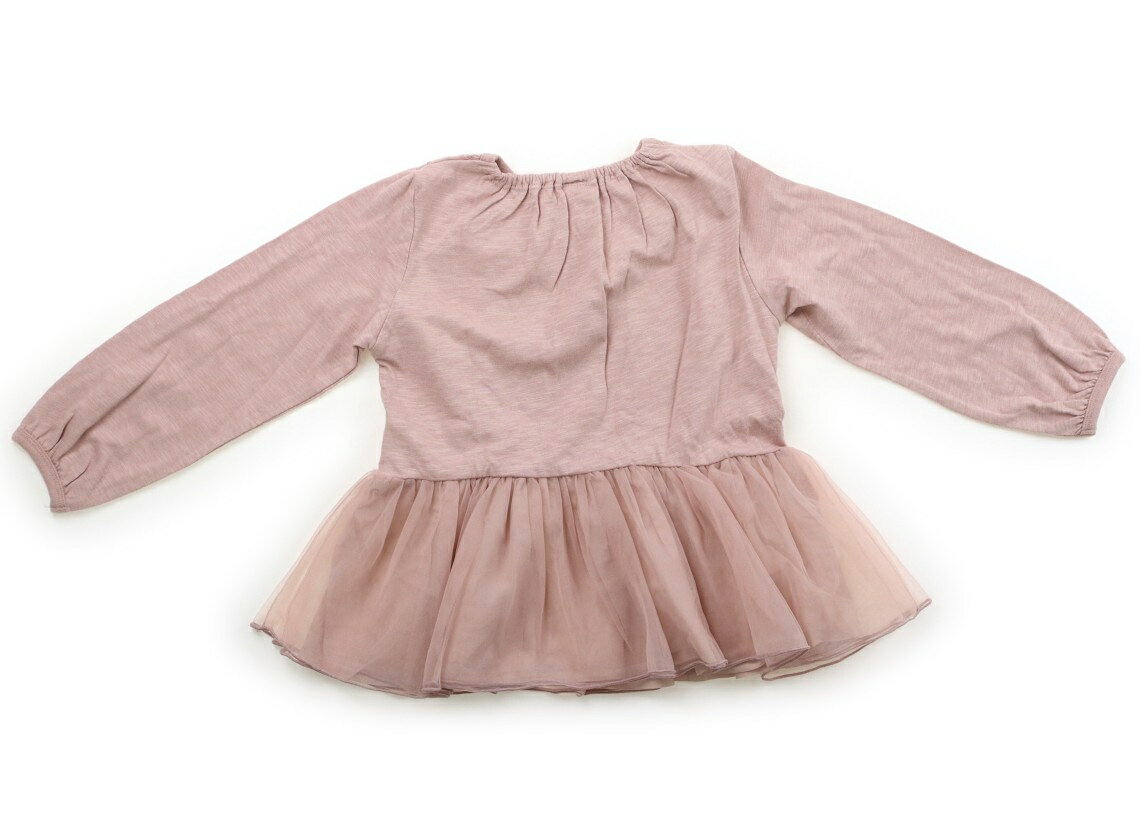 プティマイン petit main チュニック 120 女の子 くすみピンク 子供服 ベビー服 キ...