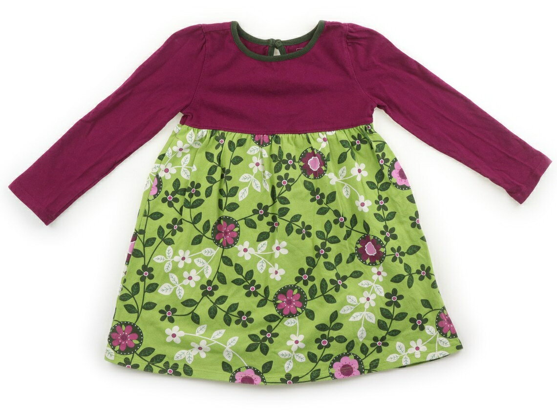LLビーン L.L.Bean ワンピース 110 女の子 紫、黄緑 子供服 ベビー服 キッズ アウトレット ユーズド 【中古】キッズ・ベビー・マタニティ