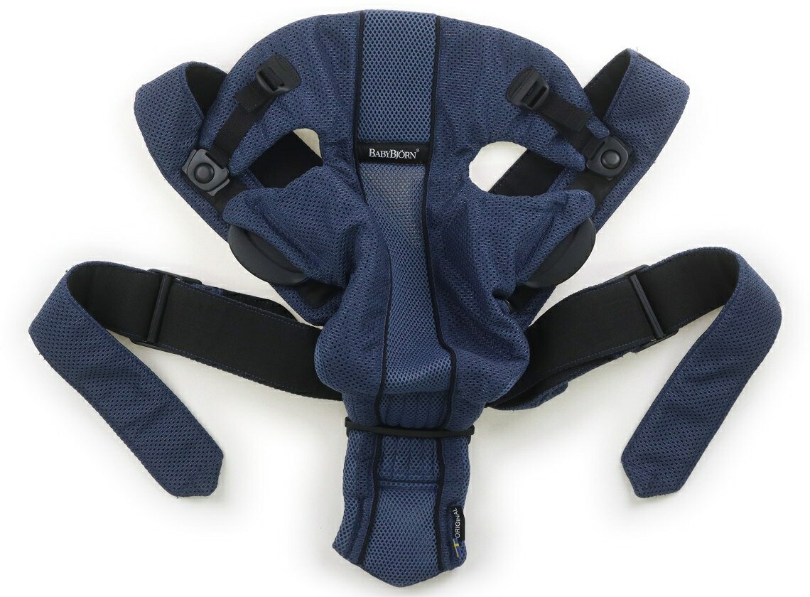 　ブランド 　baby bjorn(ベビービョルン) 　カテゴリー 　抱っこひも・スリング 　サイズ 　ママ向けアイテム 　色 　ブルー、黒 　状態 　★★★★ 　記名 　なし 　ジャンル 　Baby ベビーキャリアORIGINALで、メッシュ素材です。使用感はありますが、きれいな状態です。 ＊【状態】【サイズ】に関しての詳しい説明はこちら