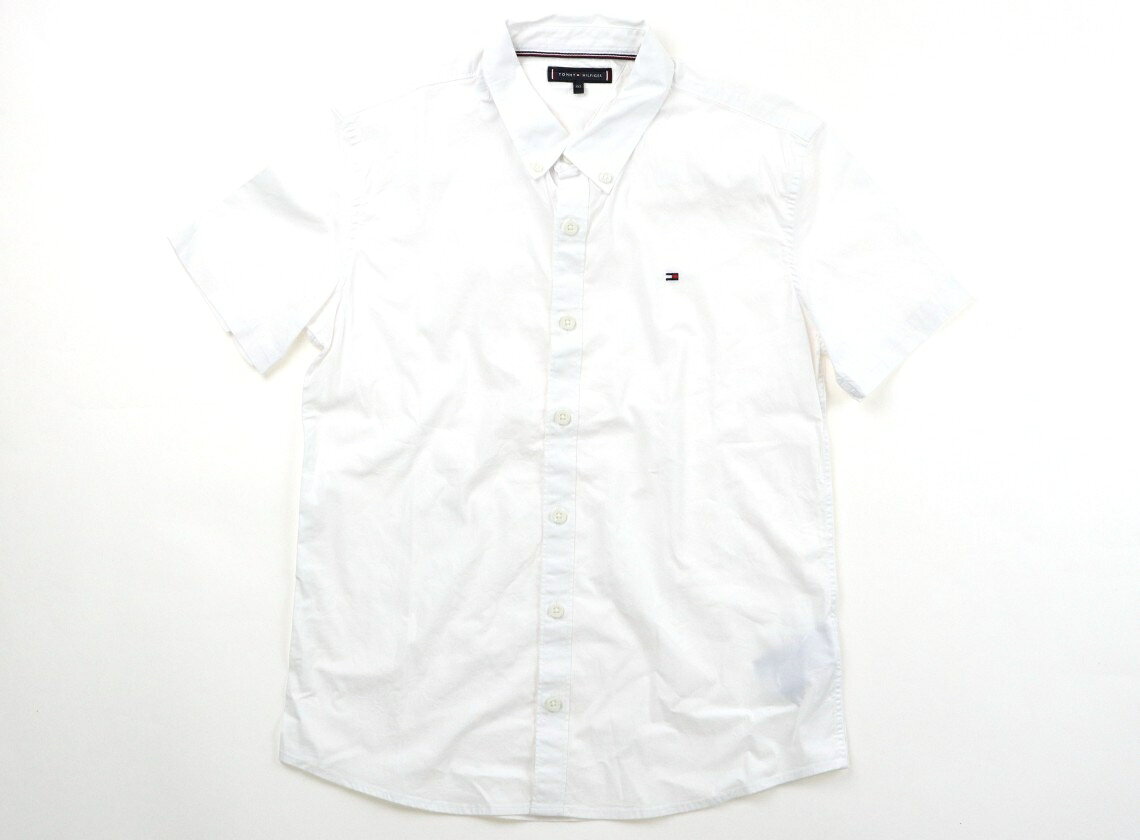 トミーヒルフィガー Tommy Hilfiger シャツ・ブラウス 150 男の子 白 子供服 ベビー服 キッズ アウトレット ユーズド 【中古】キッズ・ベビー・マタニティ
