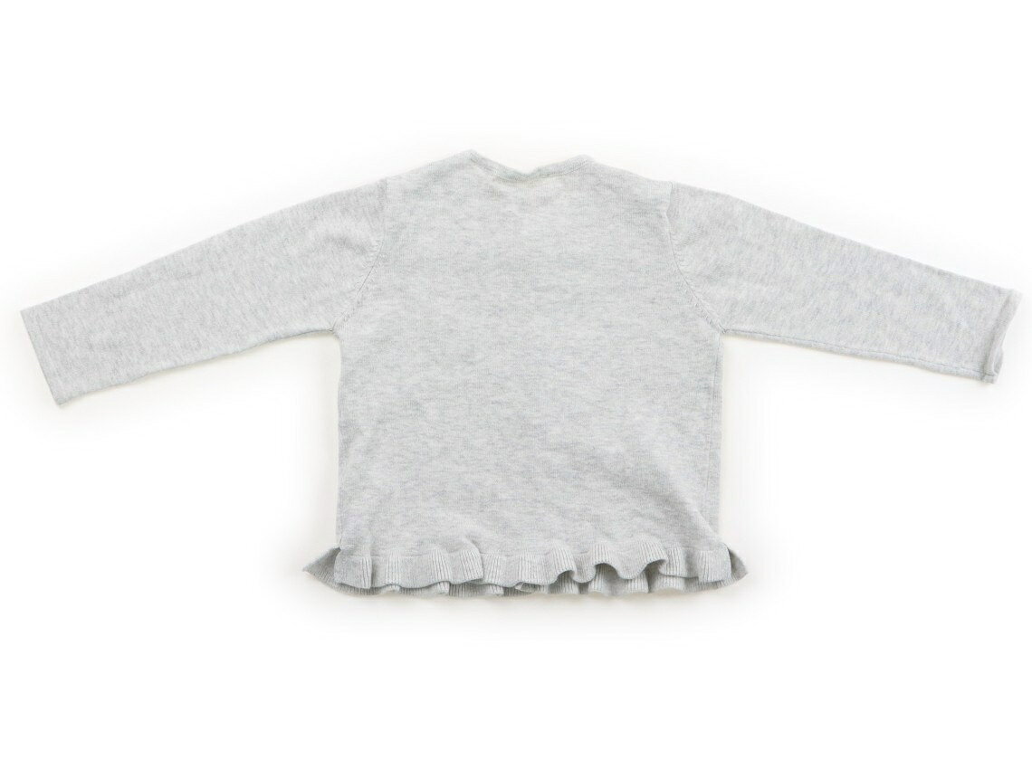 ザラ ZARA カーディガン 90 女の子 ライトグレー 子供服 ベビー服 キッズ アウトレ...