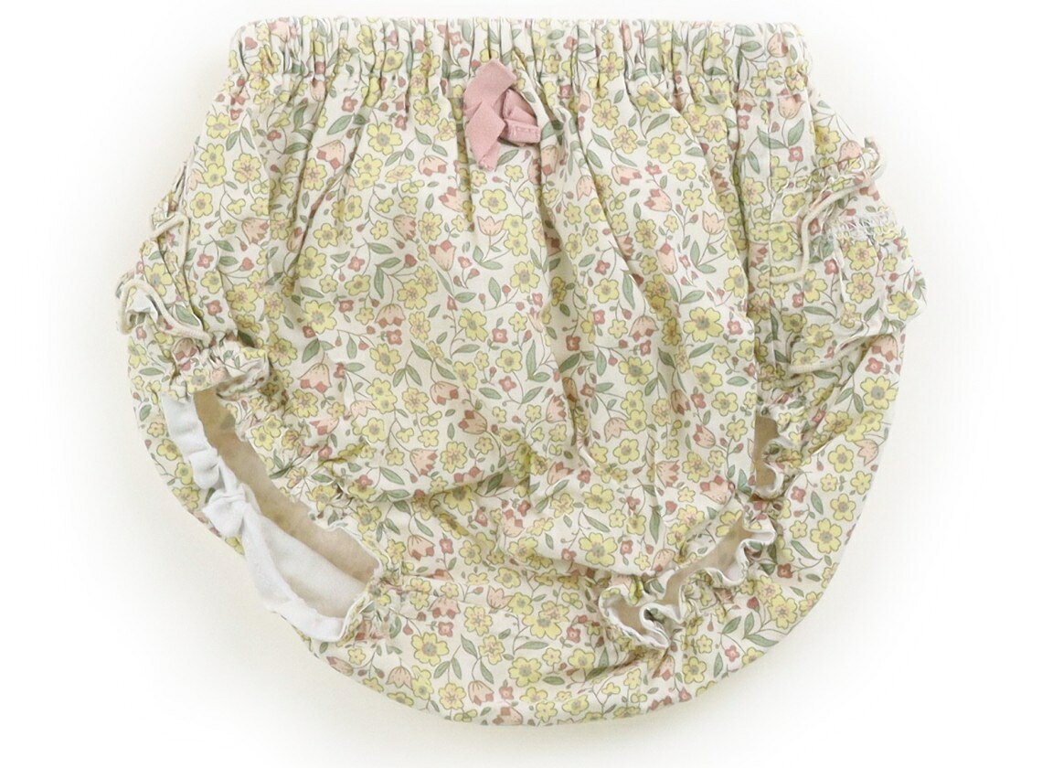 プティマイン petit main ブルマ・ダイパーカバー 80 女の子 白、花柄、黄色 子供服 ベビー服 キッズ アウトレット ユーズド 【中古】キッズ・ベビー・マタニティ