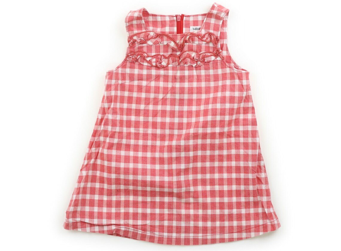 　ブランド 　BeBe(べべ) 　カテゴリー 　ジャンパースカート 　サイズ 　90サイズ 　色 　レッド・オフチェック 　状態 　★★（返品不可） 　記名 　なし 　ジャンル 　Girl 襟周りに黄ばみあり。全体に色あせがありますが、まだまだ普段着として活躍してくれそうです。 ＊【状態】【サイズ】に関しての詳しい説明はこちら