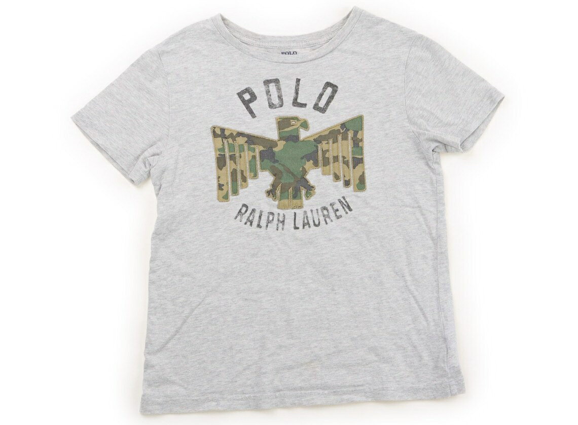 ポロラルフローレン POLO RALPH LAUREN Tシャツ・カットソー 130 男の子 グレー・カモフラ 子供服 ベビー服 キッズ アウトレット ユーズド 【中古】キッズ・ベビー・マタニティ