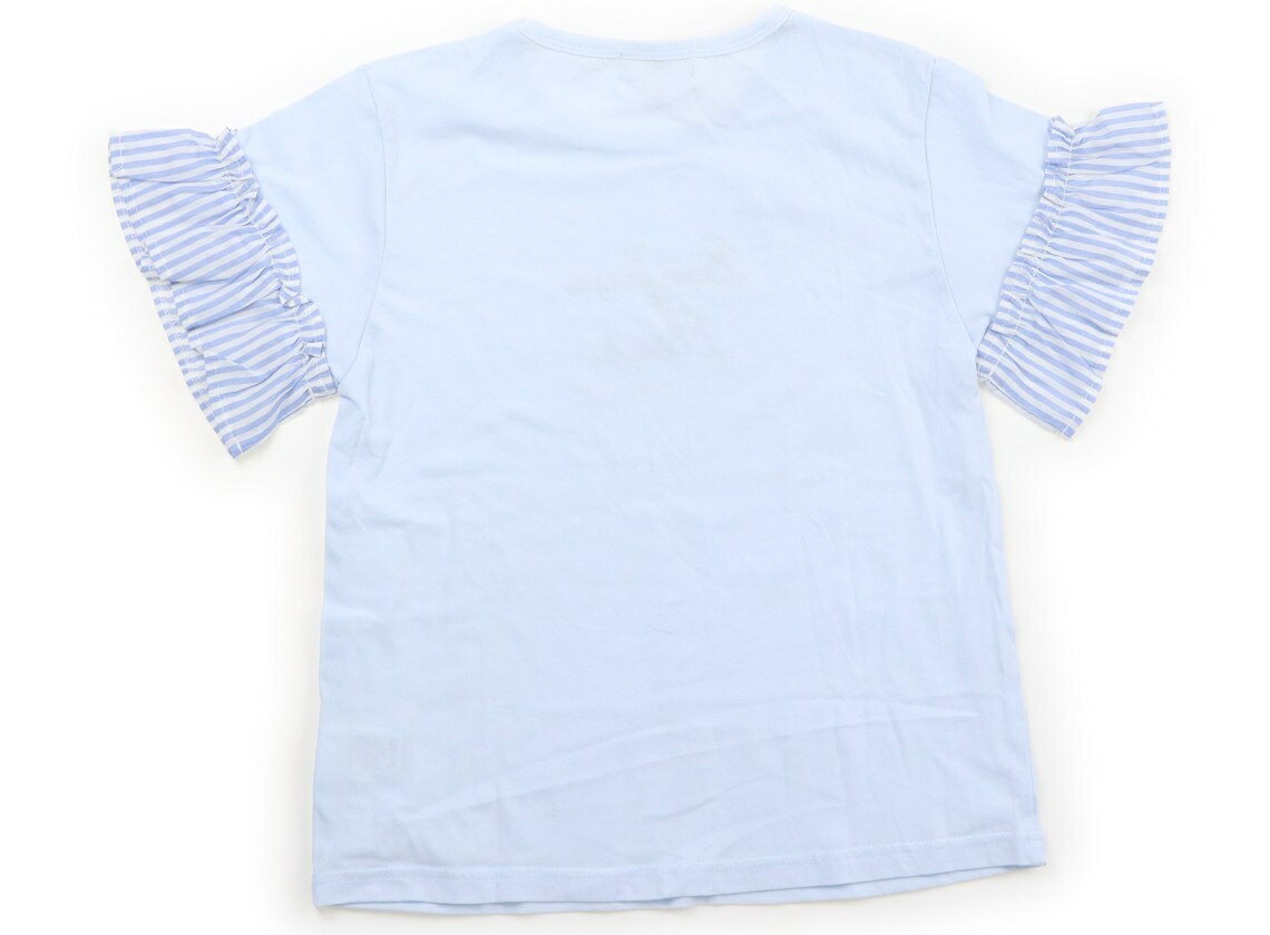 組曲 Kumikyoku Tシャツ・カットソー 150 女の子 水色・白・ボーダー柄 子供服 ベ...
