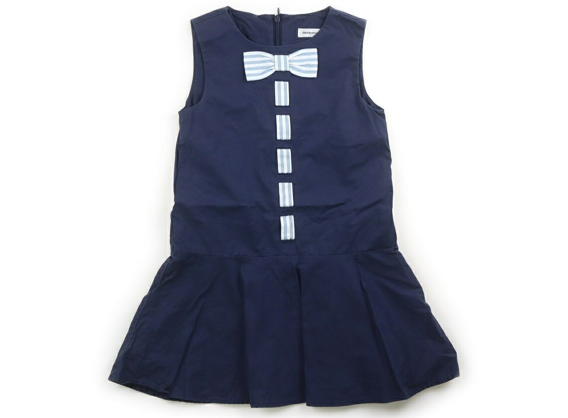 　ブランド 　BeBe Petits Pois Vert(ベベ プチ ポワ ヴェール) 　カテゴリー 　ジャンパースカート 　サイズ 　120サイズ 　色 　ネイビー・ホワイト×ライトブルーボーダー 　状態 　★★★★ 　記名 　なし 　ジャンル 　Girl シャツの様な生地感。裏地がありの二枚仕立てです。後ろファスナー開き。全体的に使用感がありますが、特に目立つ汚れはなくまだお使い頂けそうです。 ＊【状態】【サイズ】に関しての詳しい説明はこちら