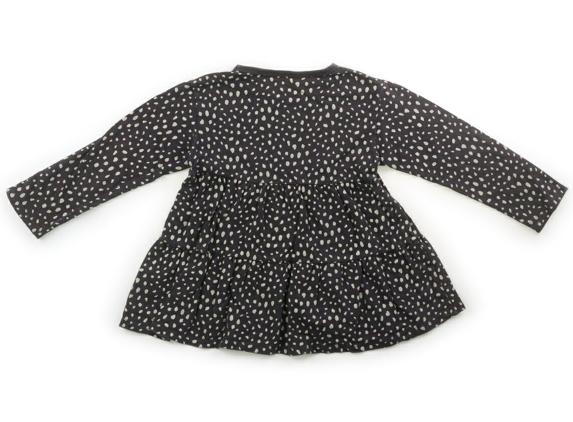 CarryOnのプティマイン petit main チュニック 110 女の子 チャコールグレー、オフホワイト 子供服 ベビー服 キッズ アウトレット ユーズド 【中古】キッズ・ベビー・マタニティ｜アングル2