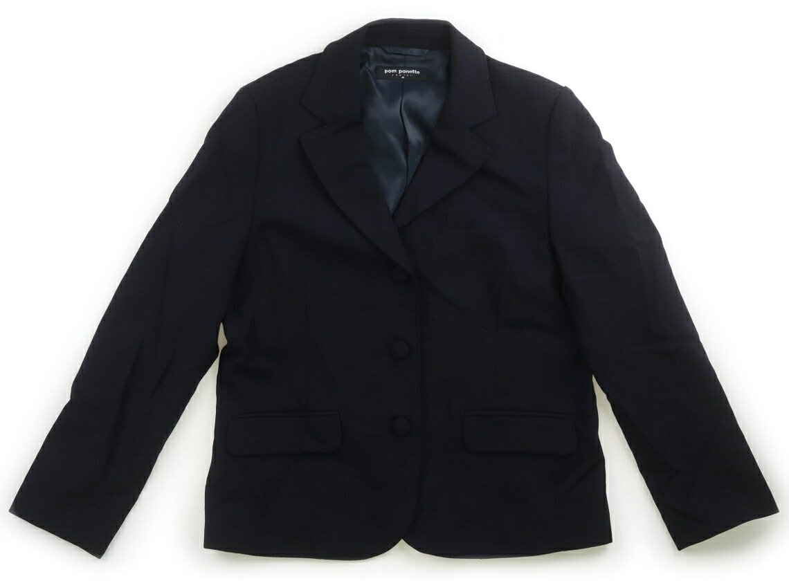 ポンポネット pom ponette フォーマルウェア 150 女の子 ダークネイビー 子供服 ベビー服 キッズ アウトレット ユーズド 【中古】キッズ・ベビー・マタニティ