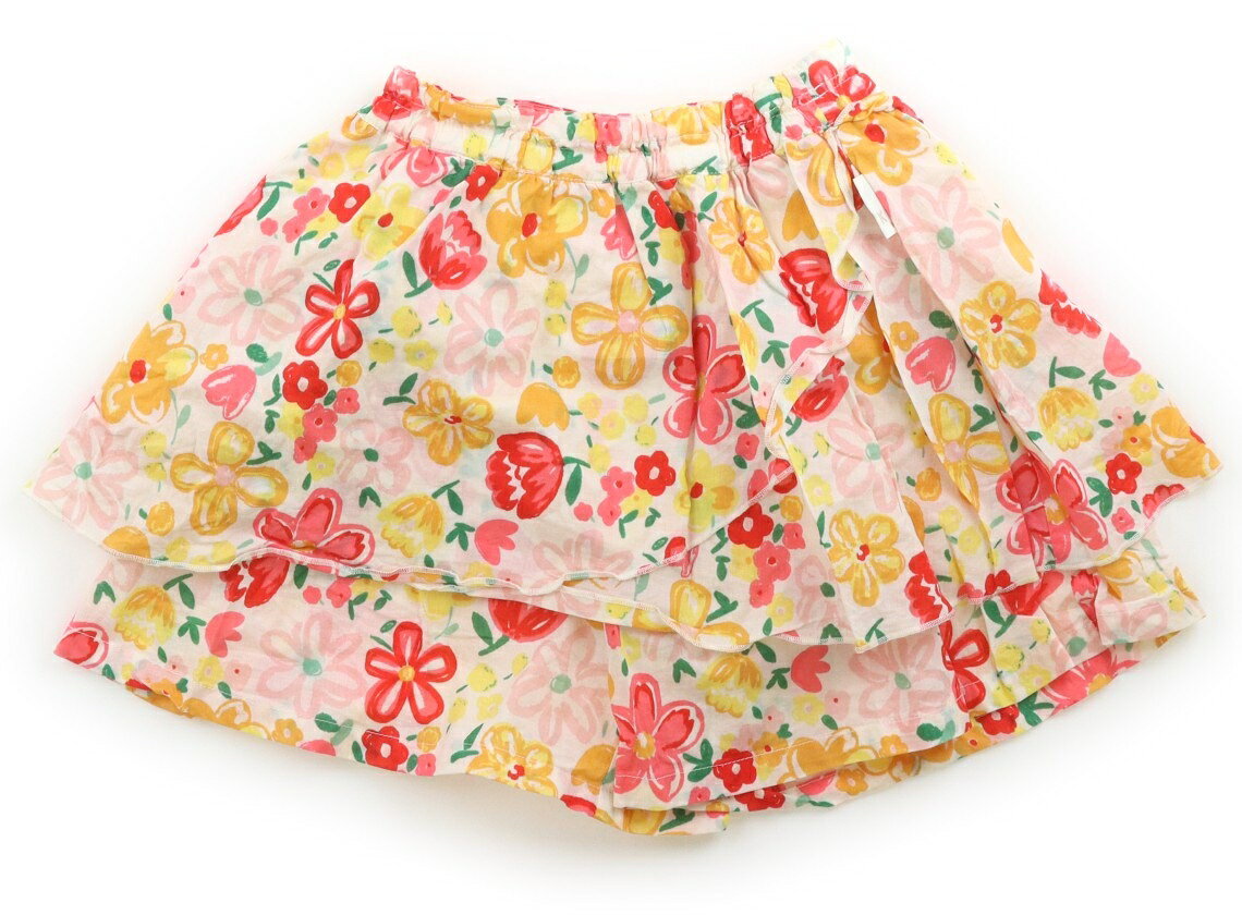 　ブランド 　Knit Planner(KP)(ニットプランナー（KP）) 　カテゴリー 　キュロット 　サイズ 　120サイズ 　色 　レッド・イエロー・ピンク系花柄 　状態 　★★★ 　記名 　なし 　ジャンル 　Girl シャツ地。前身頃がスカートに見えるデザイン。ウエストは総ゴムです。フリル裾の反り返りがあります。特に目立つ汚れはなくまだお使い頂けそうです。 ＊【状態】【サイズ】に関しての詳しい説明はこちら