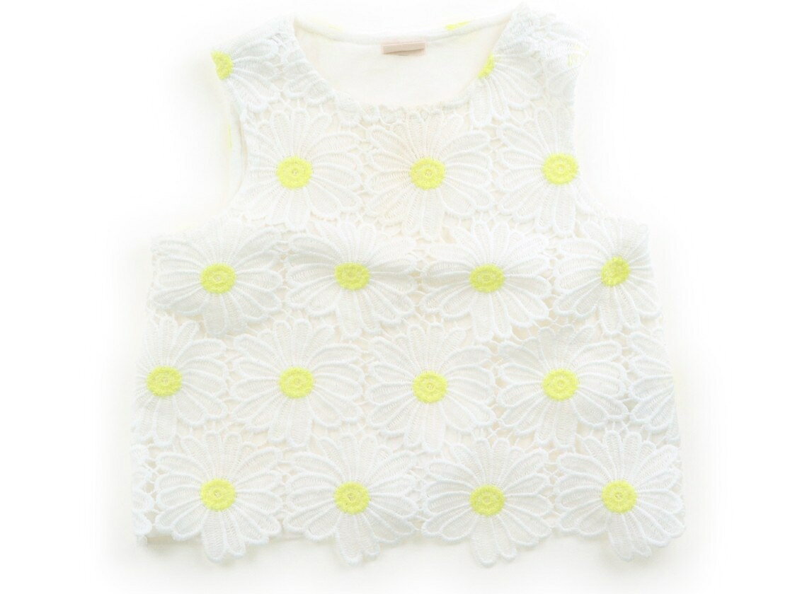 プティマイン petit main タンクトップ・キャミソール 80 女の子 白・花 子供服 ベビー服 キッズ アウトレット ユーズド 【中古】キッズ・ベビー・マタニティ