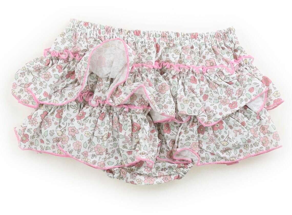 CarryOnのパンパンチュチュ panpantutu ブルマ・ダイパーカバー 70 女の子 ピンク、花柄、フリル、りぼん 子供服 ベビー服 キッズ アウトレット ユーズド 【中古】キッズ・ベビー・マタニティ｜アングル2