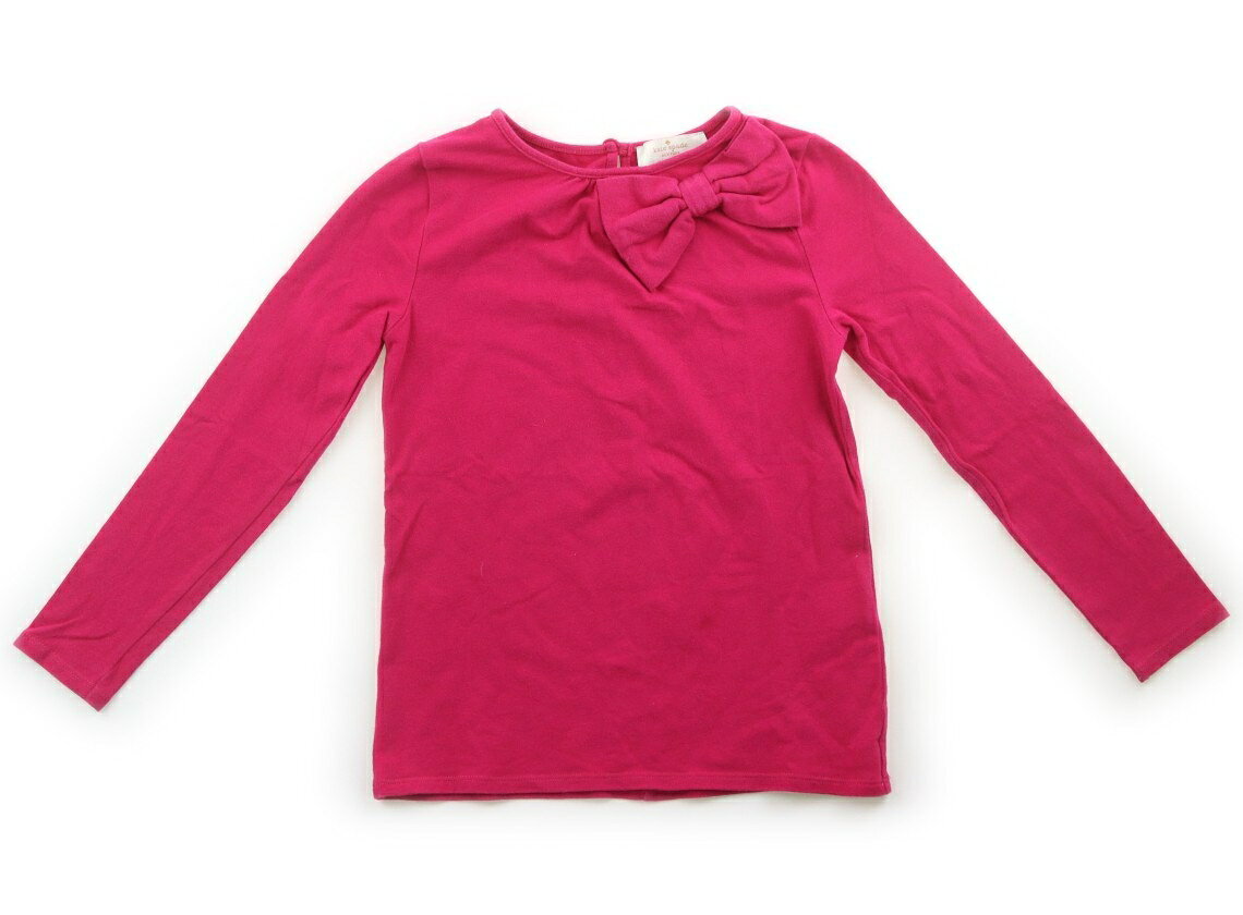 ケイトスペード Kate Spade Tシャツ・カットソー 110 女の子 ショッキングピンク、リボン 子供服 ベビー服 キッズ アウトレット ユーズド 【中古】キッズ・ベビー・マタニティ