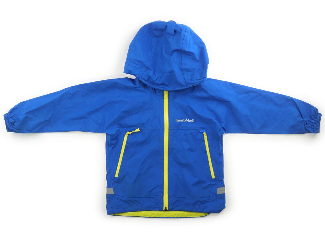 モンベル mont-bell レインコート・レインハット 110 男の子 ブルー、黄色 子供服 ベビー服 キッズ アウトレット ユーズド 【中古】キッズ・ベビー・マタニティ