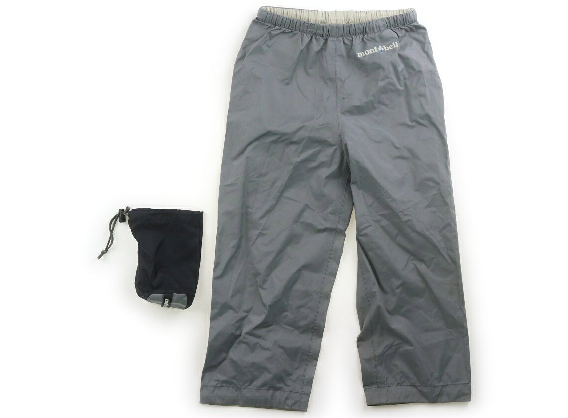 モンベル mont-bell レインコート・レインハット 100 男の子 グレー 子供服 ベビー服 キッズ アウトレット ユーズド 【中古】キッズ・ベビー・マタニティ