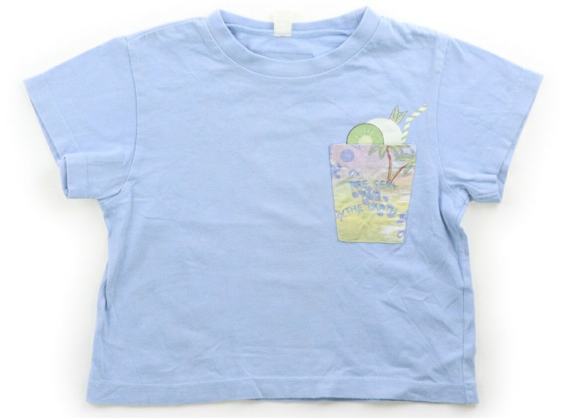 アプレレクール apres les cours Tシャツ・カットソー 100 女の子 ライトブルー・ジュース 子供服 ベビー服 キッズ アウトレット ユーズド 【中古】キッズ・ベビー・マタニティ