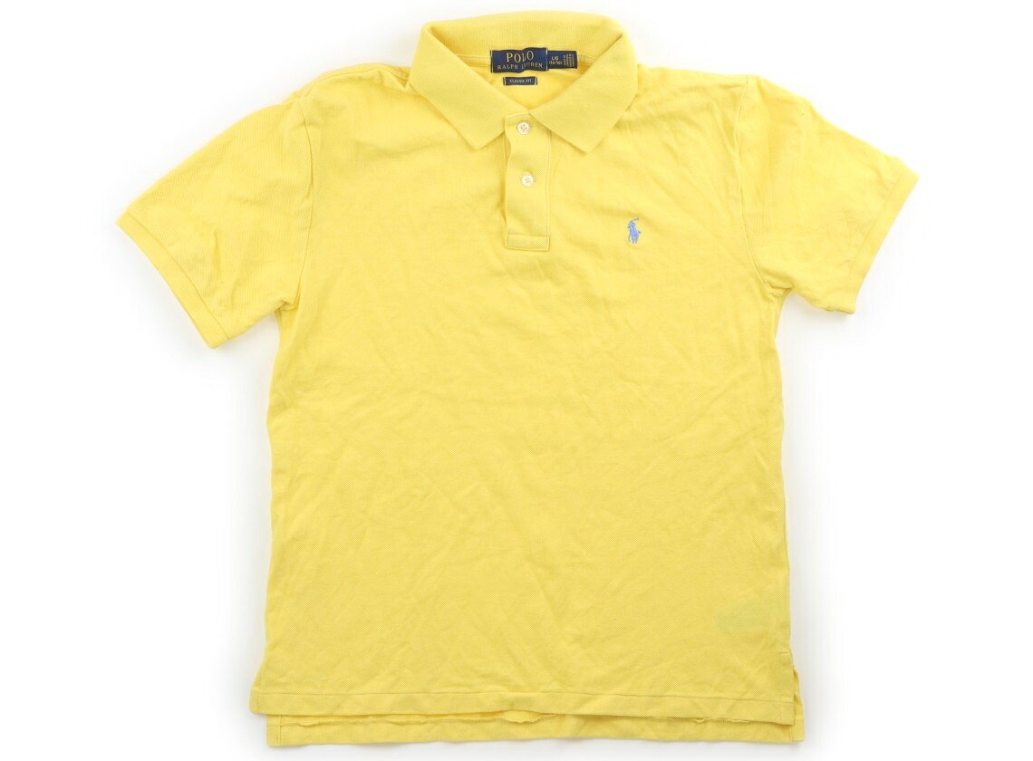 　ブランド 　POLO RALPH LAUREN(ポロラルフローレン) 　カテゴリー 　ポロシャツ 　サイズ 　160サイズ 　色 　イエロー 　状態 　★★（返品不可） 　記名 　なし 　ジャンル 　Boy 実際のサイズ表記は14-16。ややシワ、胸にシミ跡が見受けられます。 ＊【状態】【サイズ】に関しての詳しい説明はこちら