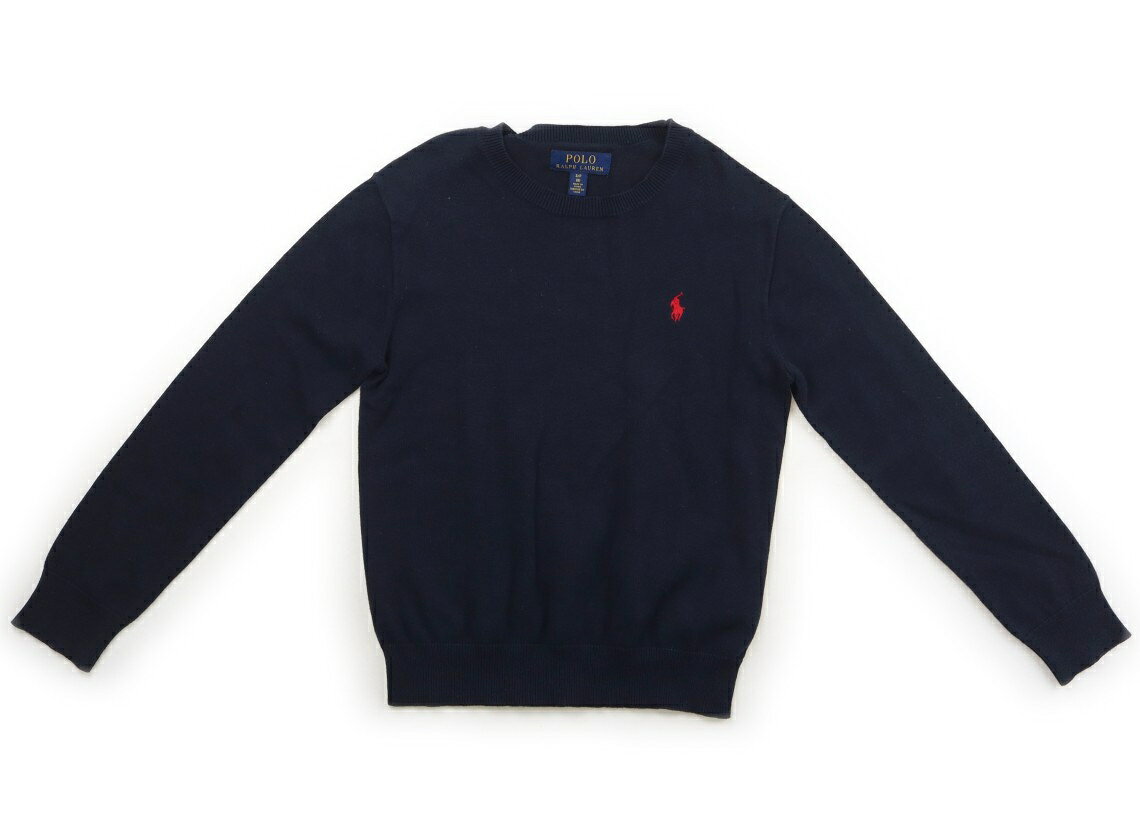 ポロラルフローレン POLO RALPH LAUREN ニット・セーター 140 男の子 ネイビー 子供服 ベビー服 キッズ アウトレット ユーズド 【中古】キッズ・ベビー・マタニティ