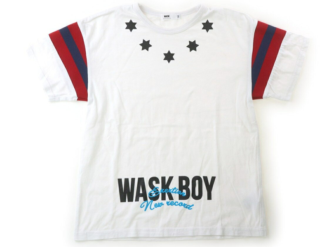 　ブランド 　WASK(ワスク) 　カテゴリー 　Tシャツ・カットソー 　サイズ 　130サイズ 　色 　ホワイト・星・英字 　状態 　★★★ 　記名 　なし 　ジャンル 　Boy 毛羽立ち・首回りに黄ばみあり。 ＊【状態】【サイズ】に関しての詳しい説明はこちら