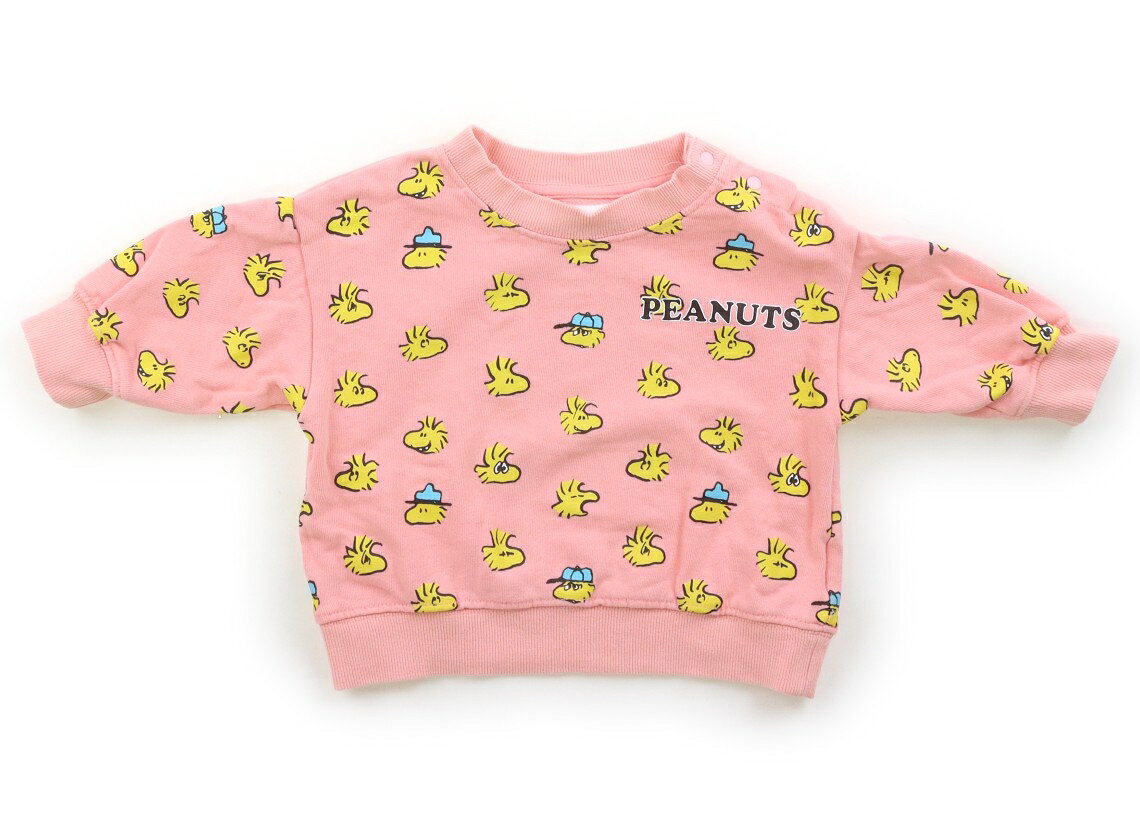 ビーミングバイビームス B:MING by BEAMS トレーナー・プルオーバー 80 女の子 ピンク・スヌーピーコラボ 子供服 ベビー服 キッズ アウトレット ユーズド 【中古】キッズ・ベビー・マタニティ