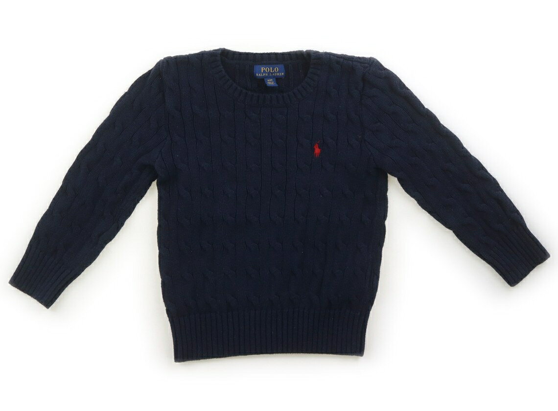 ポロラルフローレン POLO RALPH LAUREN ニット・セーター 110 男の子 ネイビー 子供服 ベビー服 キッズ アウトレット ユーズド 【中古】キッズ・ベビー・マタニティ