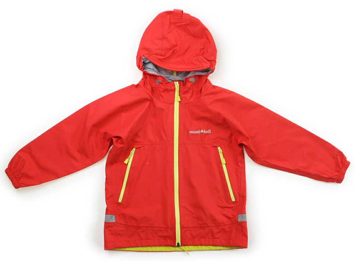 モンベル mont-bell レインコート・レインハット 120 女の子 レッド・イエロー 子供服 ベビー服 キッズ アウトレット ユーズド 【中古】キッズ・ベビー・マタニティ