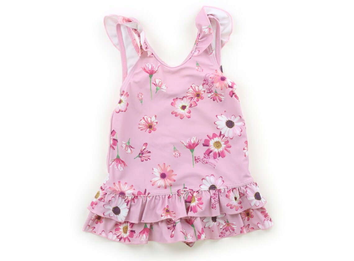 ハッカ HAKKA 水着・バスローブ 70 女の子 ピンク、花柄 子供服 ベビー服 キッズ アウトレット ユーズド 【中古】キッズ・ベビー・マタニティ