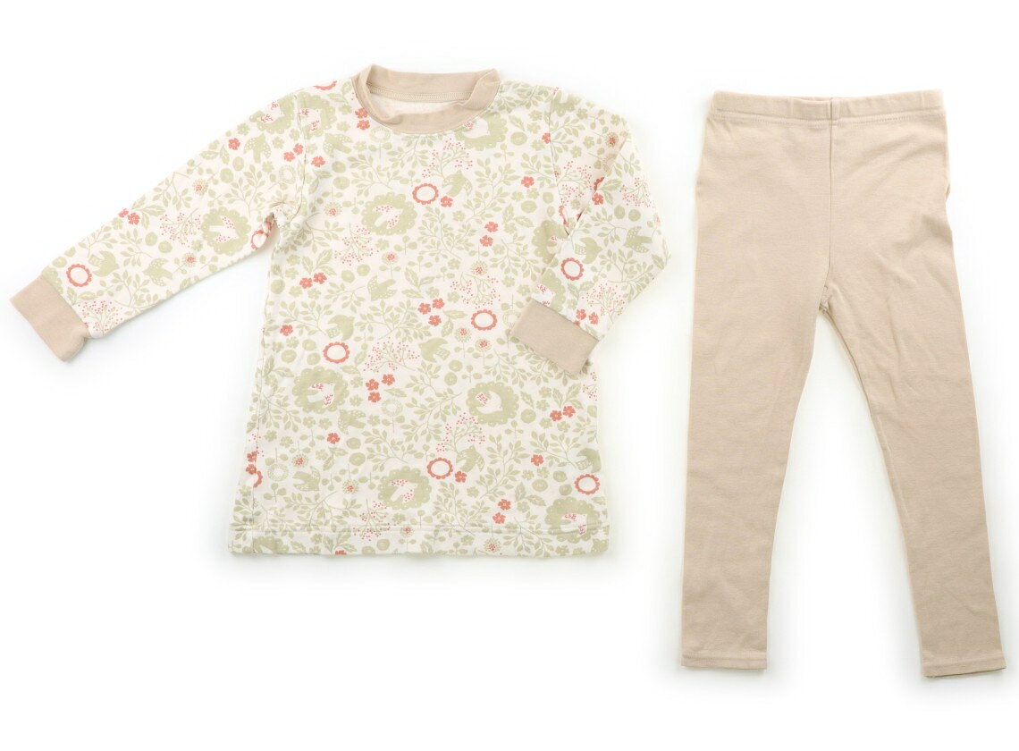 アンパサンド ampersand パジャマ 110 女の子 ベージュ　ピスタチオグリーン　アイボリー 子供服 ベビー服 キッズ アウトレット ユーズド 【中古】キッズ・ベビー・マタニティ