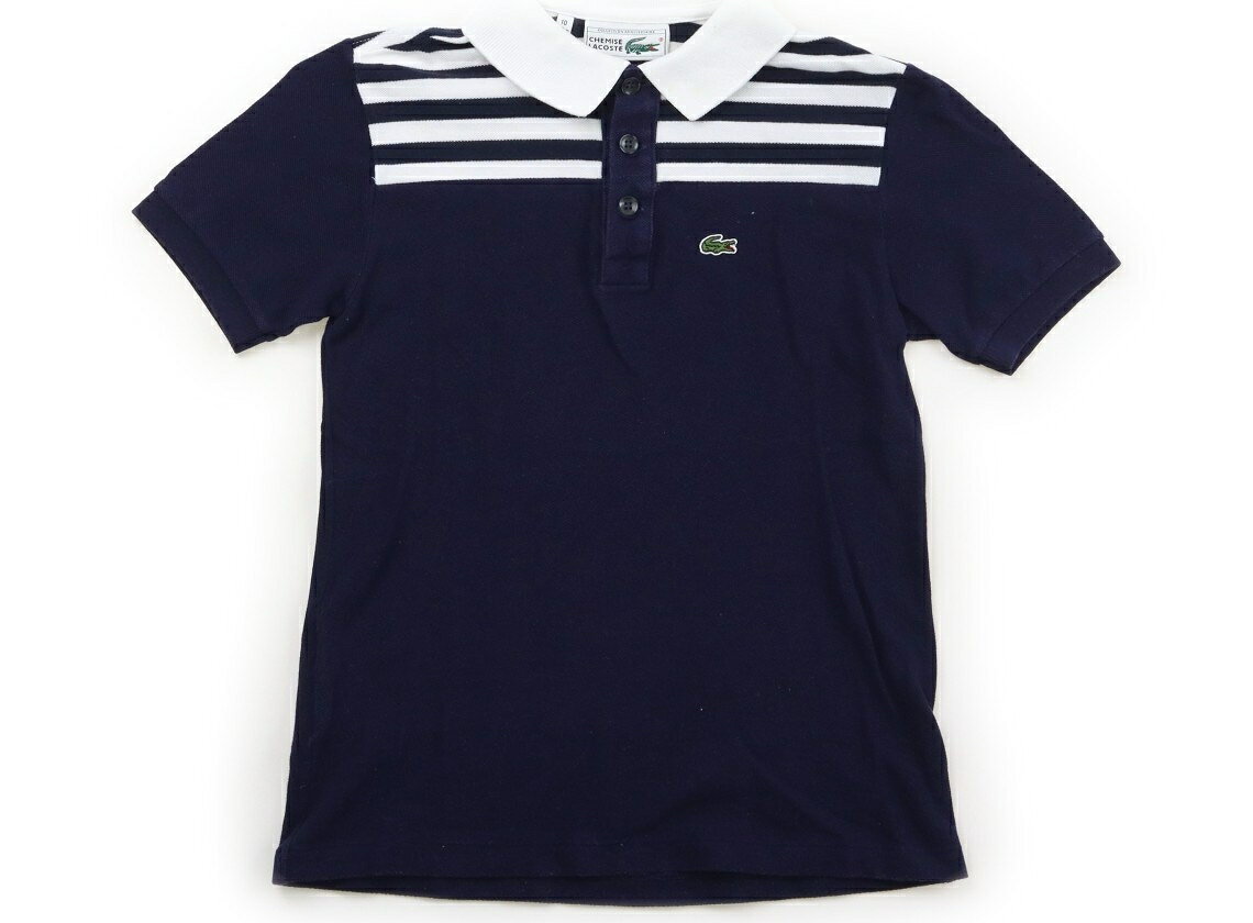 　ブランド 　LACOSTE(ラコステ) 　カテゴリー 　ポロシャツ 　サイズ 　140サイズ 　色 　ネイビー・ホワイト 　状態 　★★★ 　記名 　なし 　ジャンル 　Boy 実際のサイズ表記は10（140・56inch)。襟に黄色いシミ・白い繊維の付着がありますがまだお使い頂けそうです。 ＊【状態】【サイズ】に関しての詳しい説明はこちら