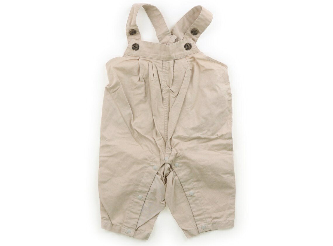 プティマイン petit main オーバーオール 70 男の子 生成 子供服 ベビー服 キッズ アウトレット ユーズド 【中古】キッズ・ベビー・マタニティ