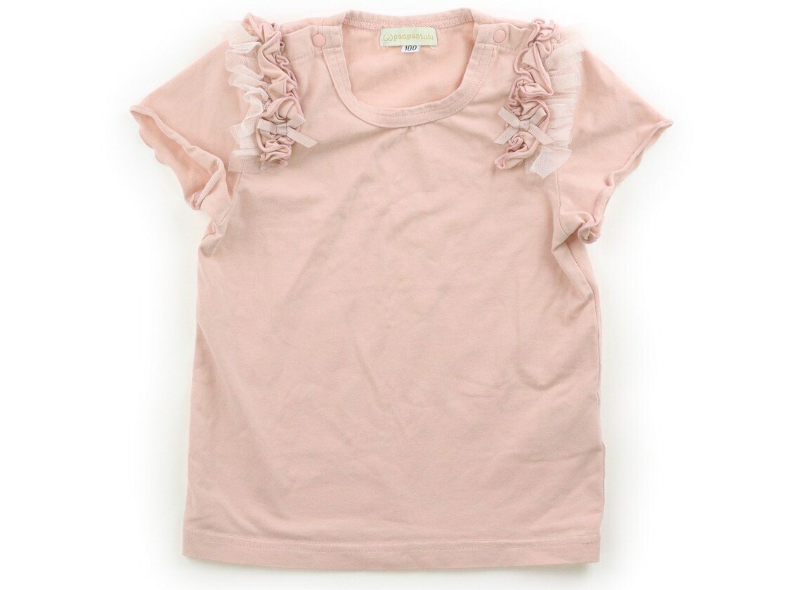 パンパンチュチュ panpantutu Tシャツ・カットソー 100 女の子 ピンク…