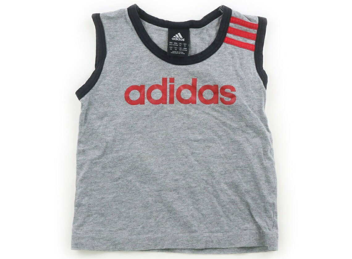 　ブランド 　Adidas(アディダス) 　カテゴリー 　タンクトップ・キャミソール 　サイズ 　100サイズ 　色 　グレー、黒、赤 　状態 　★★★ 　記名 　なし 　ジャンル 　Boy 品質タグにシールはがし跡の残りあり。全体にヨレ感とパイピングに少し色褪せが見受けられます。 ＊【状態】【サイズ】に関しての詳しい説明はこちら