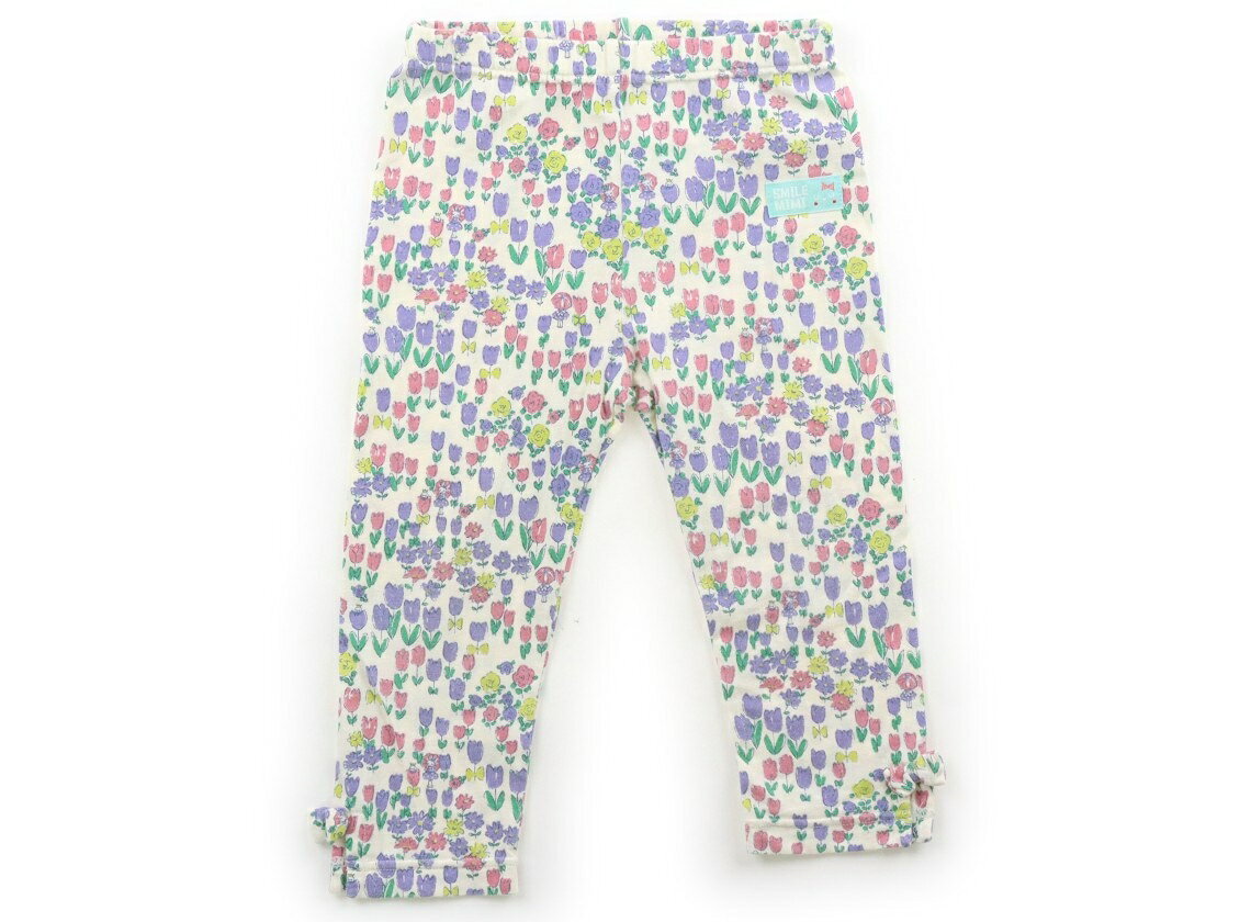 ニットプランナー（KP） Knit Planner(KP) レギンス 110 女の子 アイボリー、ピンク・紫・黄色の花柄 子供服 ベビー服 キッズ アウトレット ユーズド 【中古】キッズ・ベビー・マタニティ