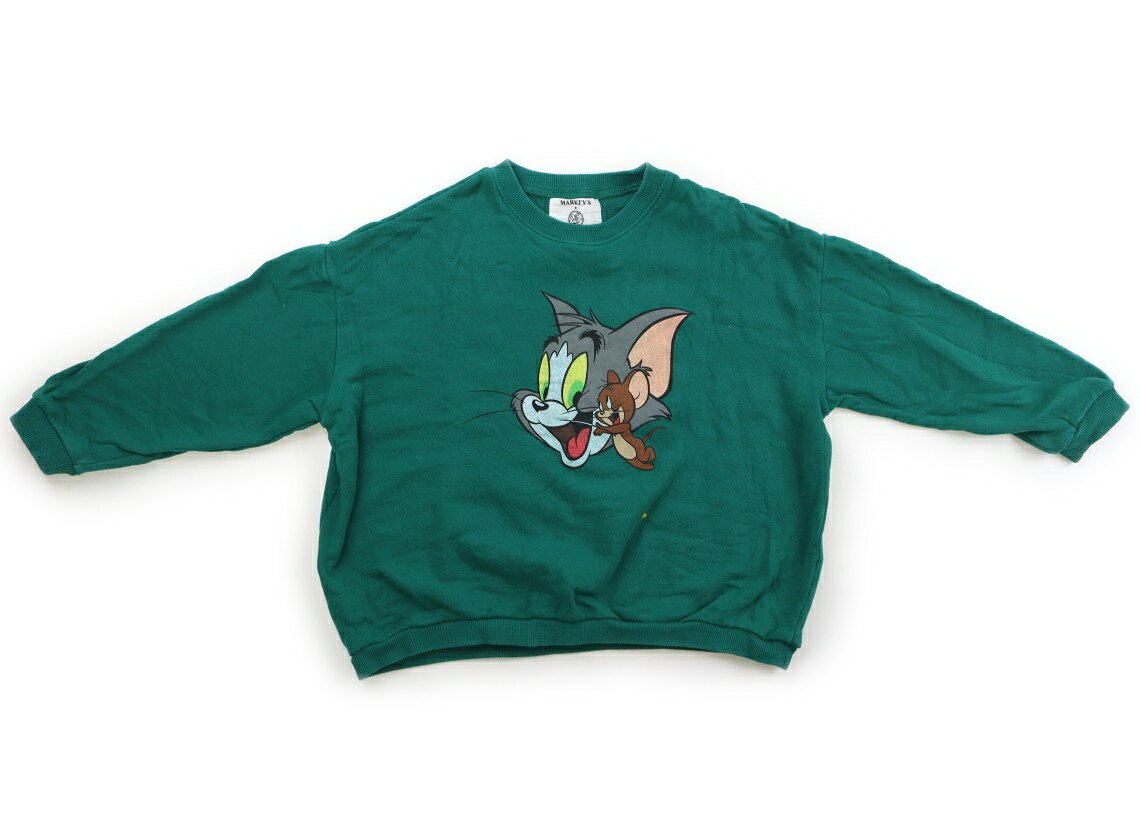 　ブランド 　Markey's(マーキーズ) 　カテゴリー 　トレーナー・プルオーバー 　サイズ 　130サイズ 　色 　グリーン 　状態 　★★★ 　記名 　なし 　ジャンル 　Boy トムとジェリーコラボ商品です。全体に洗いざらし感がありますが、まだまだ普段着として活躍してくれそうです。 ＊【状態】【サイズ】に関しての詳しい説明はこちら