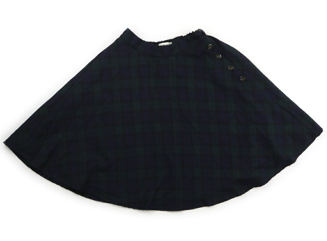　ブランド 　pom ponette(ポンポネット) 　カテゴリー 　スカート 　サイズ 　160サイズ 　色 　ダークグリーン・ネイビー・黒チェック 　状態 　★★★ 　記名 　なし 　ジャンル 　Girl ウエストは後ろ側がゴムになっていて、サイズ調節ゴム付きです。シャツ生地で裏地付き。全体的にやや毛羽立ちが見られますが、目立つ汚れはなくまだまだお使いいただけそうです。 ＊【状態】【サイズ】に関しての詳しい説明はこちら