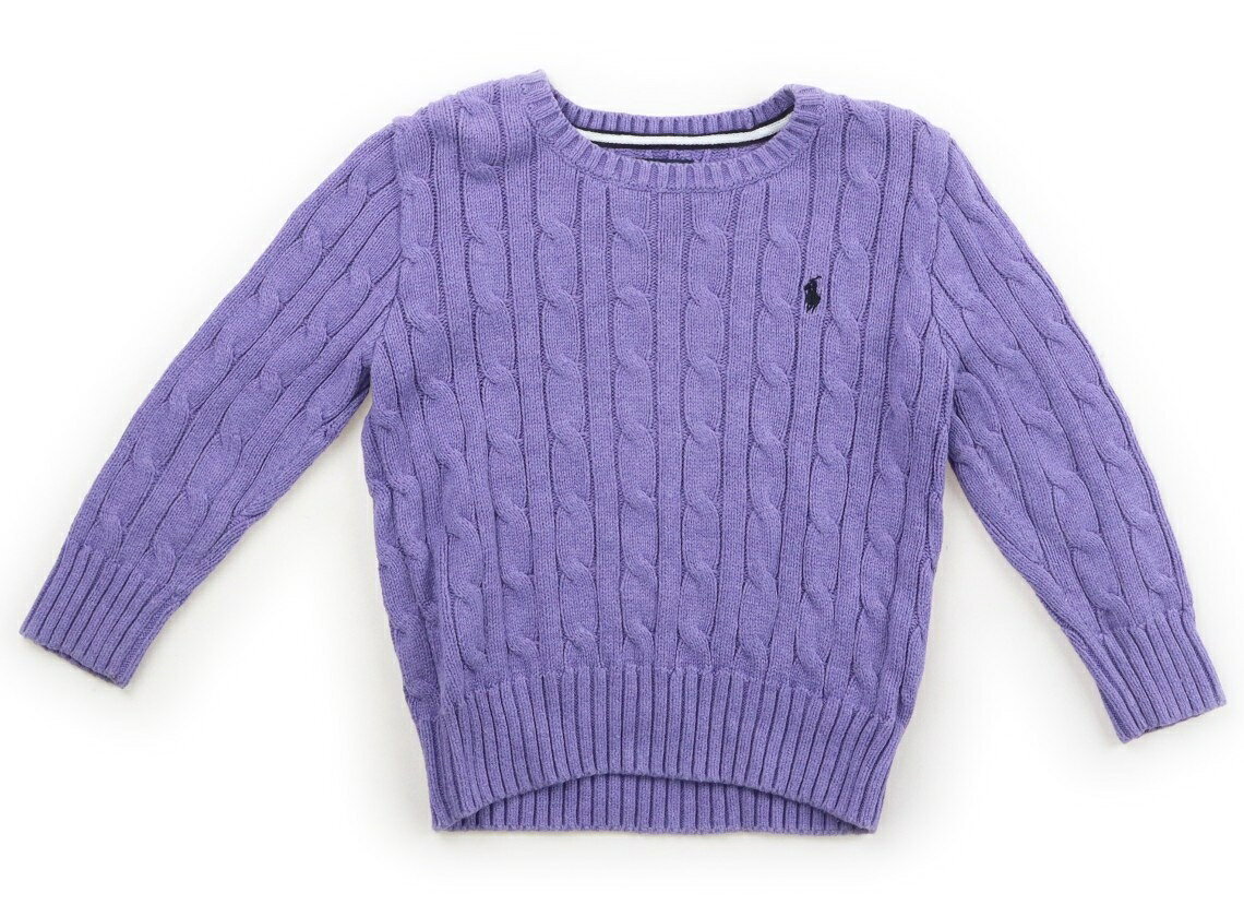 　ブランド 　POLO RALPH LAUREN(ポロラルフローレン) 　カテゴリー 　ニット・セーター 　サイズ 　100サイズ 　色 　ラベンダー 　状態 　★★★ 　記名 　なし 　ジャンル 　Boy 綿100％。毛羽立ち・洗いざらし感があります。 ＊【状態】【サイズ】に関しての詳しい説明はこちら