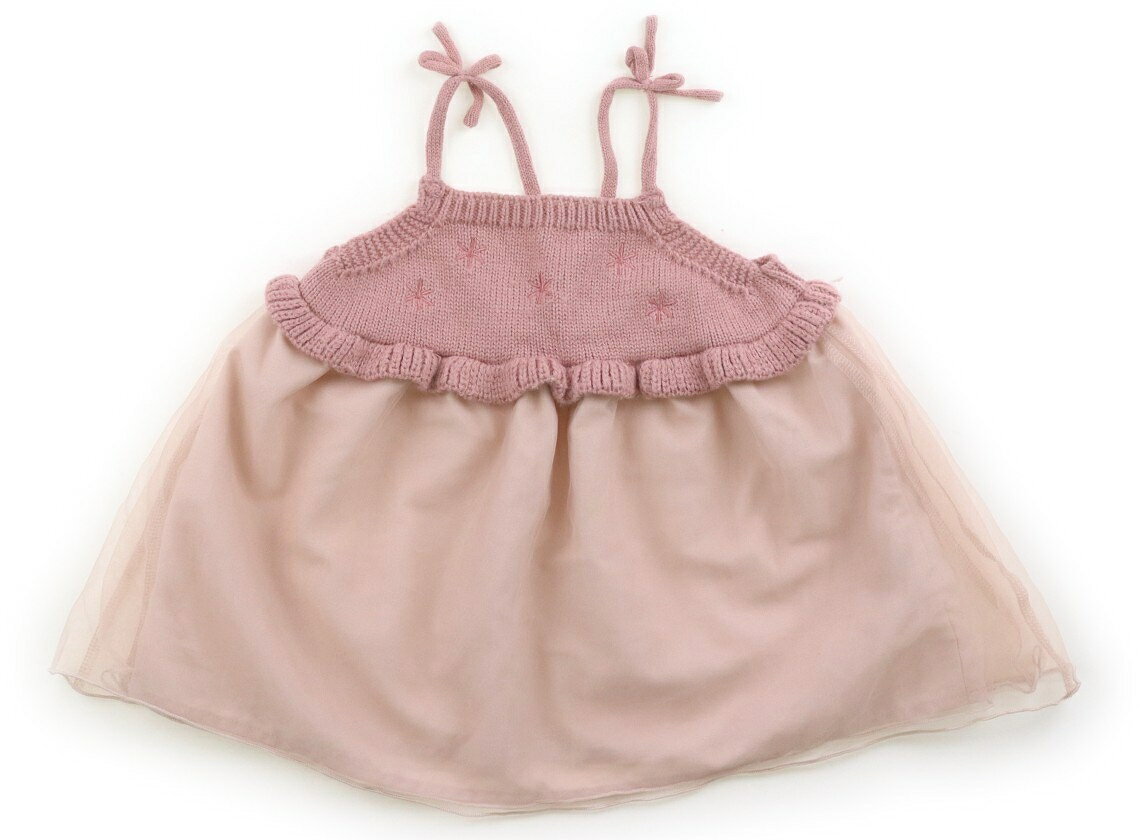 プティマイン petit main タンクトップ・キャミソール 80 女の子 スモーキーピンク 子供服 ベビー服 キッズ アウトレット ユーズド 【中古】キッズ・ベビー・マタニティ