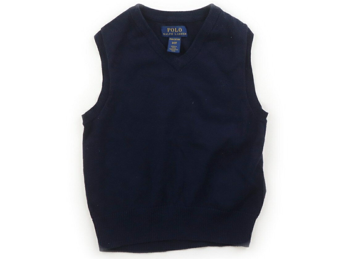 　ブランド 　POLO RALPH LAUREN(ポロラルフローレン) 　カテゴリー 　ベスト 　サイズ 　100サイズ 　色 　ネイビー 　状態 　★★（返品不可） 　記名 　なし 　ジャンル 　Boy 実際のサイズ表記は3/3Tです。綿100％。毛羽立ち、部分的に色褪せがあります。腕まわり、裾、ヨレ感あり。まだお使いいただけそうです。 ＊【状態】【サイズ】に関しての詳しい説明はこちら